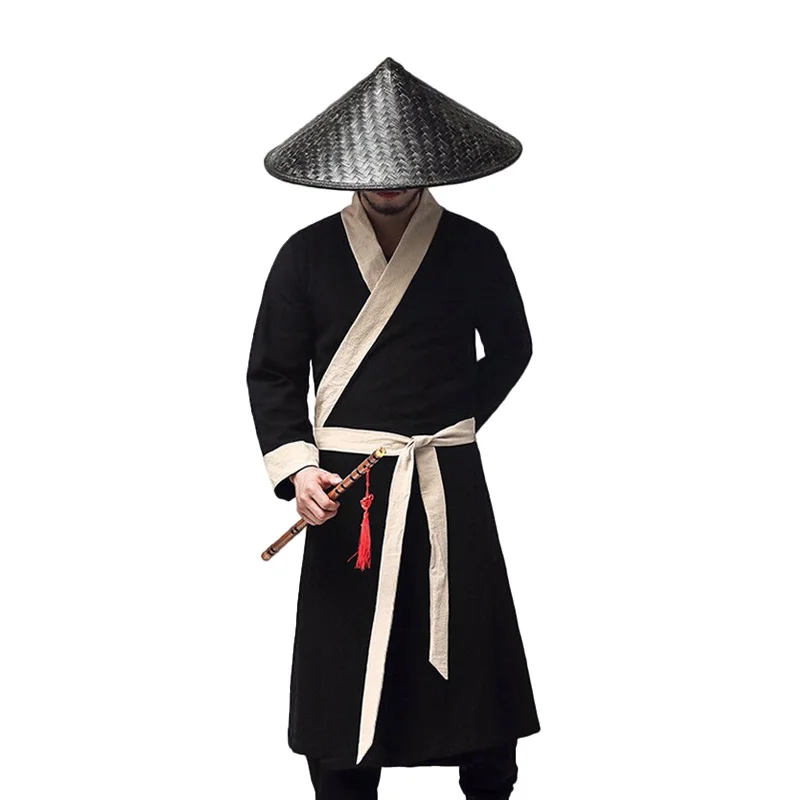 Традиционная китайская бамбуковая плетеная шляпа кунг-фу шаолин японский