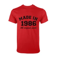 fashion made in 1986 all original parts man t shirt cotton o neck t shirt mens short sleeve mens tshirt male tops tees