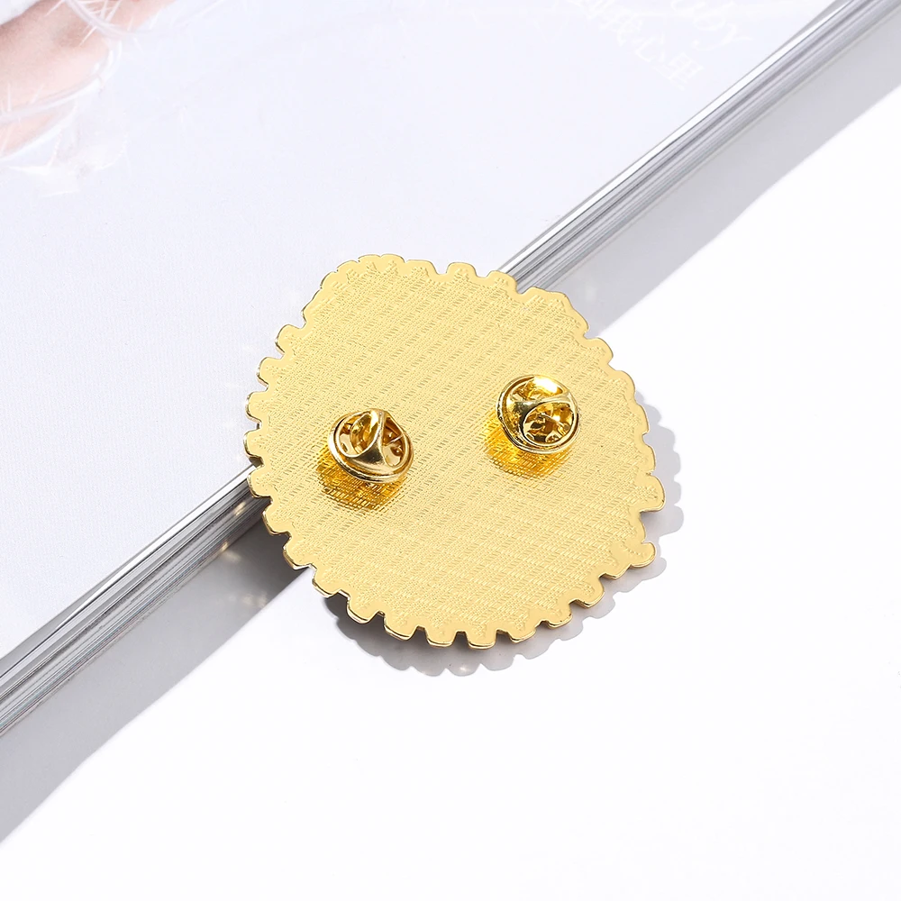 Эмалированные булавки для аниме свидания и прямого эфира изысканный значок