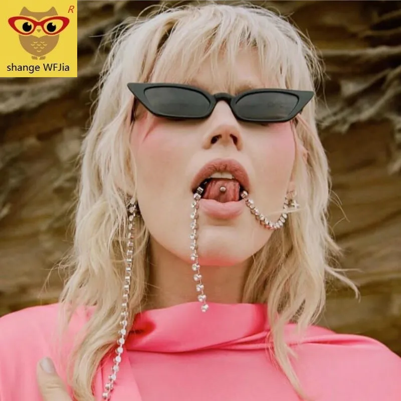 Новые женские винтажные красные солнцезащитные очки Cateye, брендовые дизайнерские ретро очки, солнцезащитные очки суперзвезды для женщин, женские очки кошачий глаз