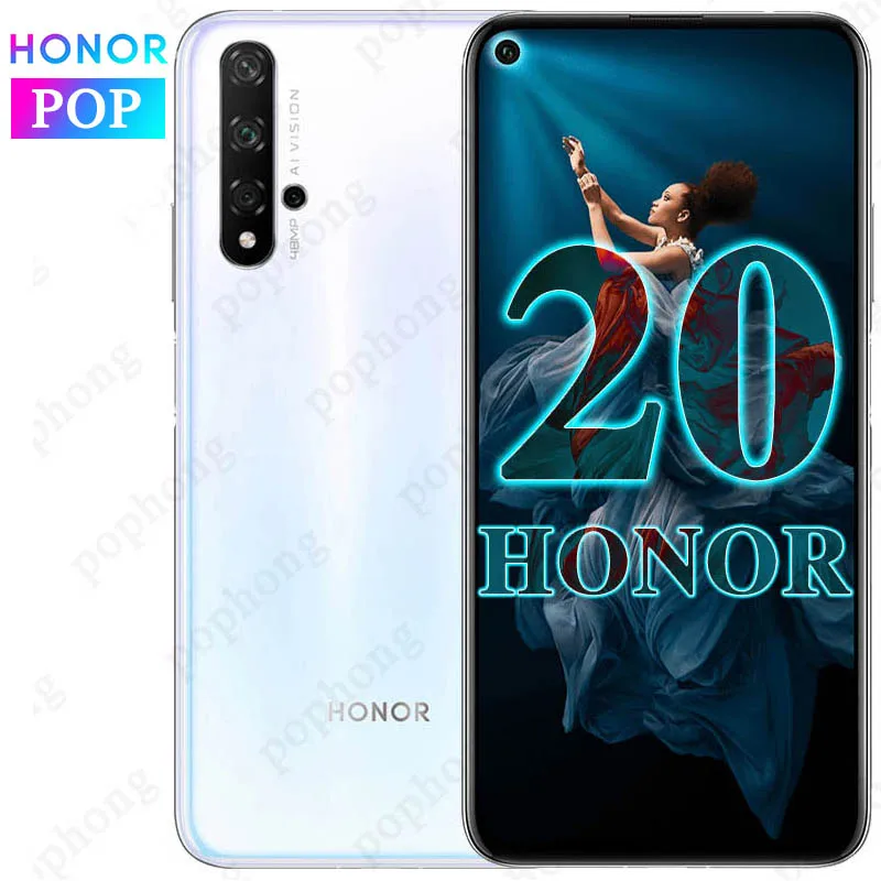 Оригинальный мобильный телефон HONOR 20 экран 6 26 дюйма Восьмиядерный процессор Kirin