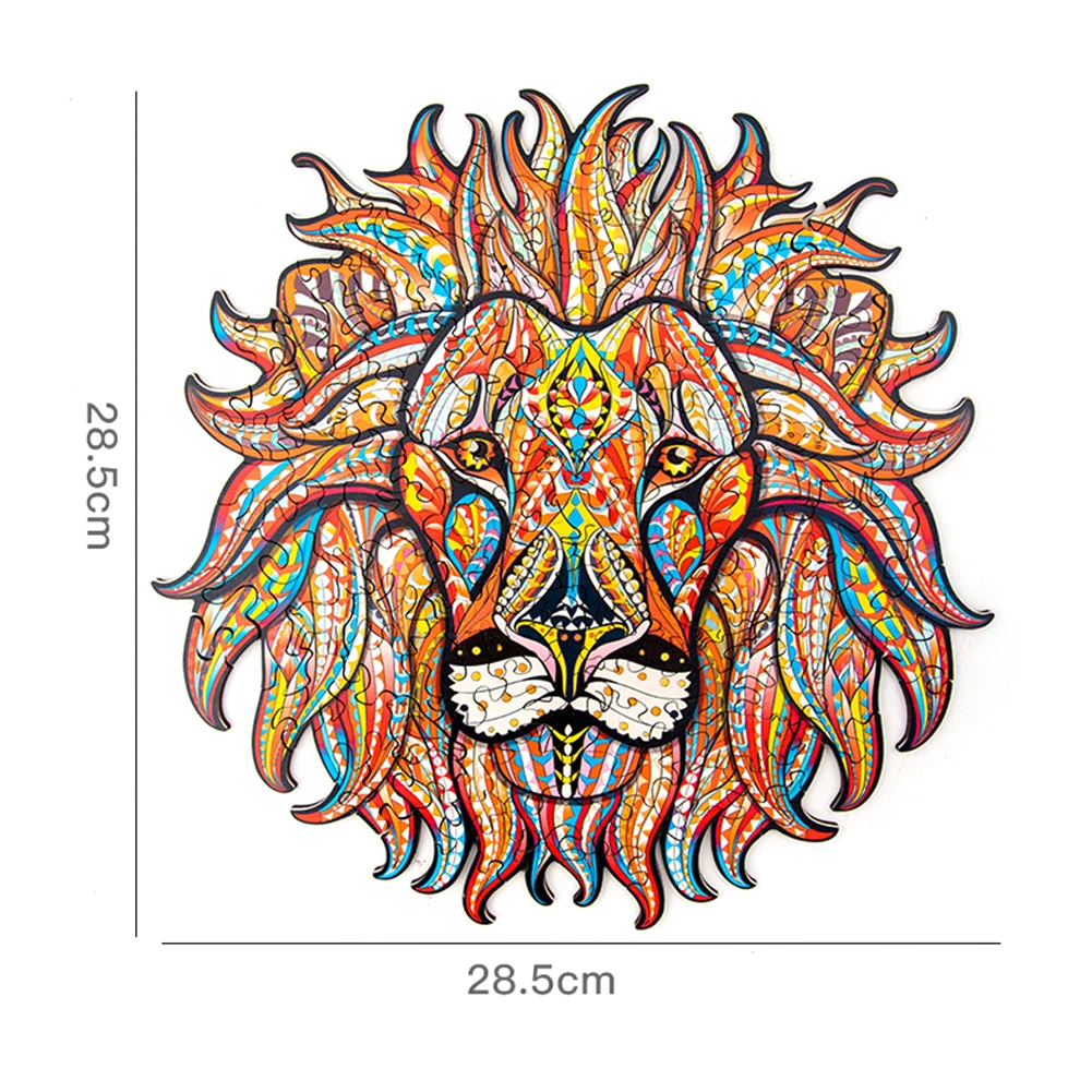 

Wooden Alien Puzzle 3D Special-Shaped Animal Jigsaw Kids Toys Home Decor Animal puzzle set Large wooden jigsaw puzzle