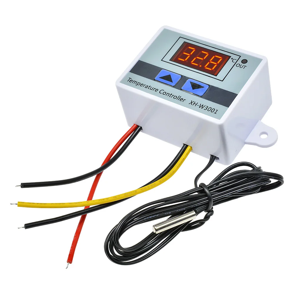 AC 110-220V W3001 LED Temperature Controller Thermostat Control Switch Isolated 