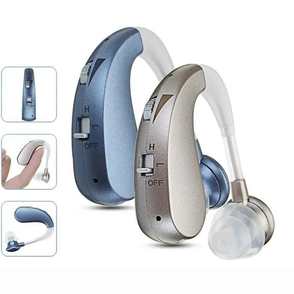 

Digital Hearing Aid Hearing Amplifier Earphone USB Rechargeable Sound Collector Wireless Ear Aids For Elderly Moderate