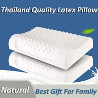 Natural Latex Orthopedic Pillow Bed Sleeping Pillows Soft and Supportive for Neck Pain Relief Side and Stomach Sleepers Pillow