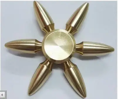 Спиннер-Спиннер ручной металлический медный EDC ручной Спиннер латунный для аутизма и СДВГ тревога снятие стресса фокус детский подарок гироскоп игрушка