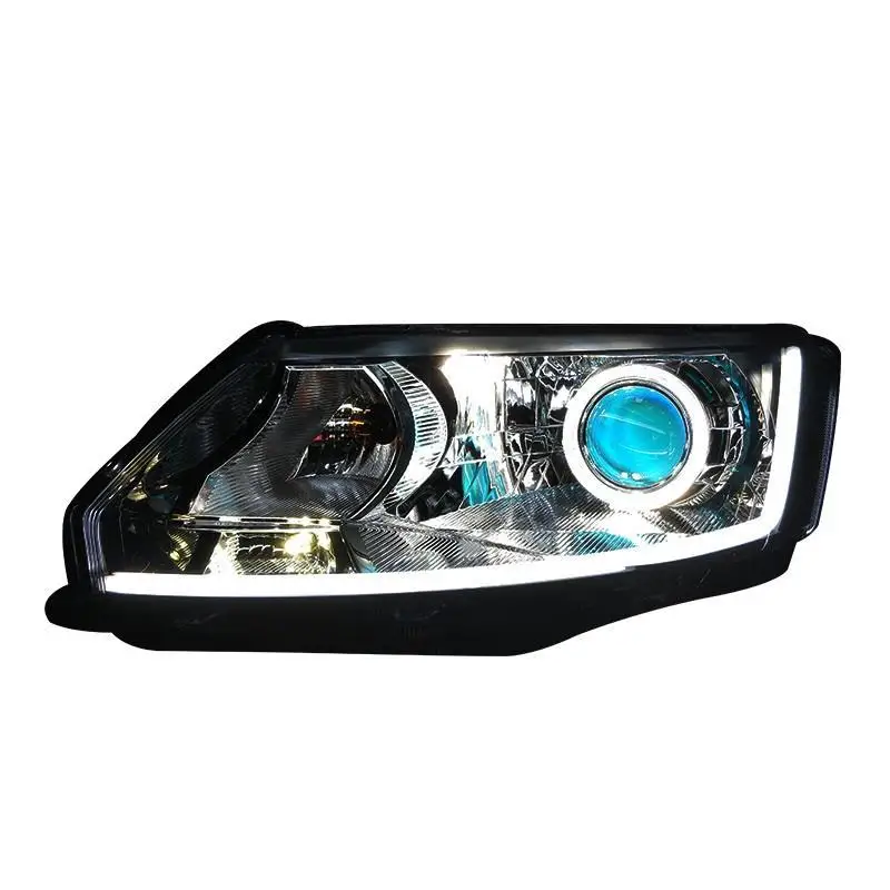 Luces Para Auto Automovil Assessoires сборка Cob Стайлинг светодиодные ходовые огни автомобиля Освещение Фары 18 для Skoda Rapid
