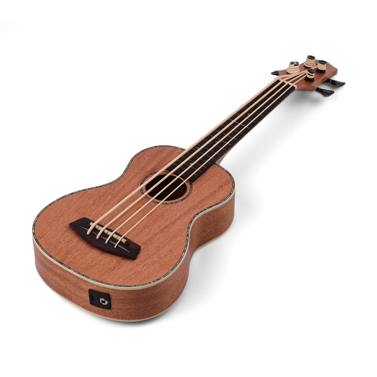 30 дюймов 15 лады красного дерева сопрано укулеле гитара из Сапеле фанера 4