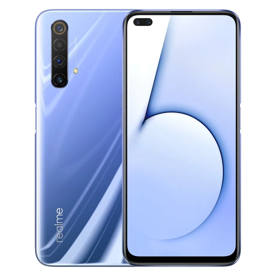Новый Realme X50 5G мобильный телефон 6 57 Inch 8 ГБ + 128 Snapdragon 76 Android 10 Камера 64MP мгновенная