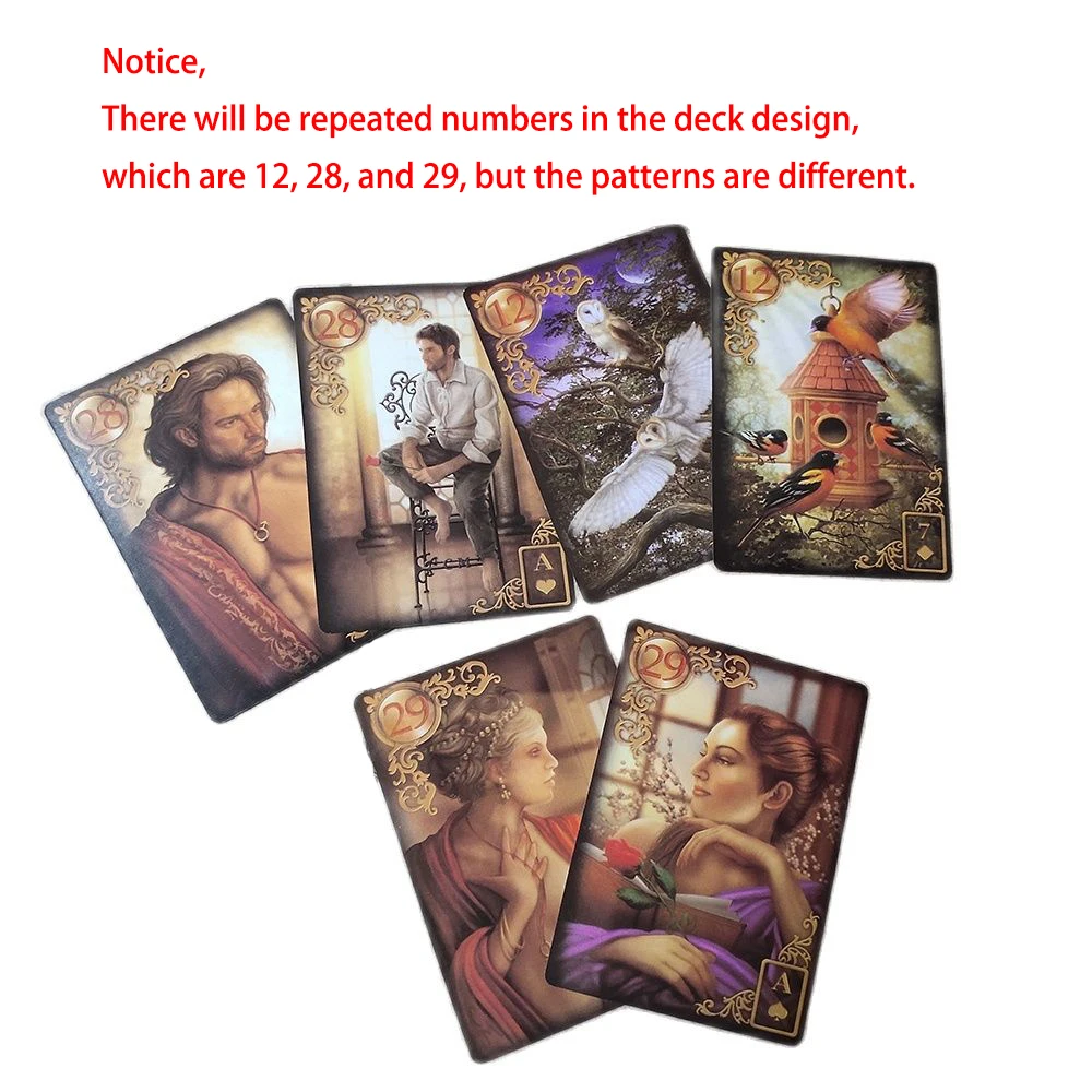 Доска-Таро Reverie Lenormand 47 карт настольная игра с онлайн-руководством для взрослых и