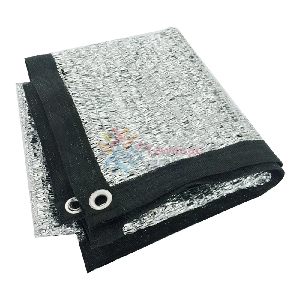 

Солнцезащитная сетка Tewango 2x4м серебристого цвета