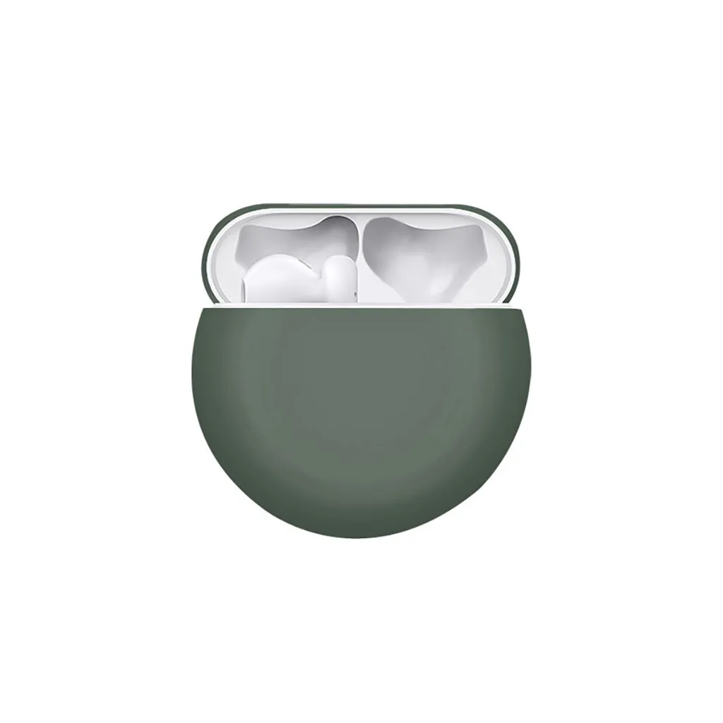 Green Для huawei Freebuds 3, беспроводной зарядный чехол, силиконовый защитный чехол,, полная защита для huawei - Цвет: Green