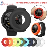 case for xiaomi huami 3 amazfit verge smart watch tpu silicone protector frame soft protect shell for amazfit verge3 bracelet