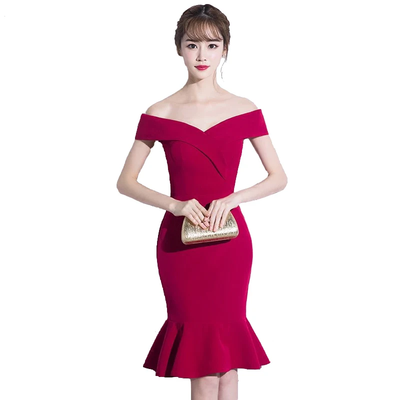 Платье вечернее с V-образным вырезом платье из высококачественного тюля