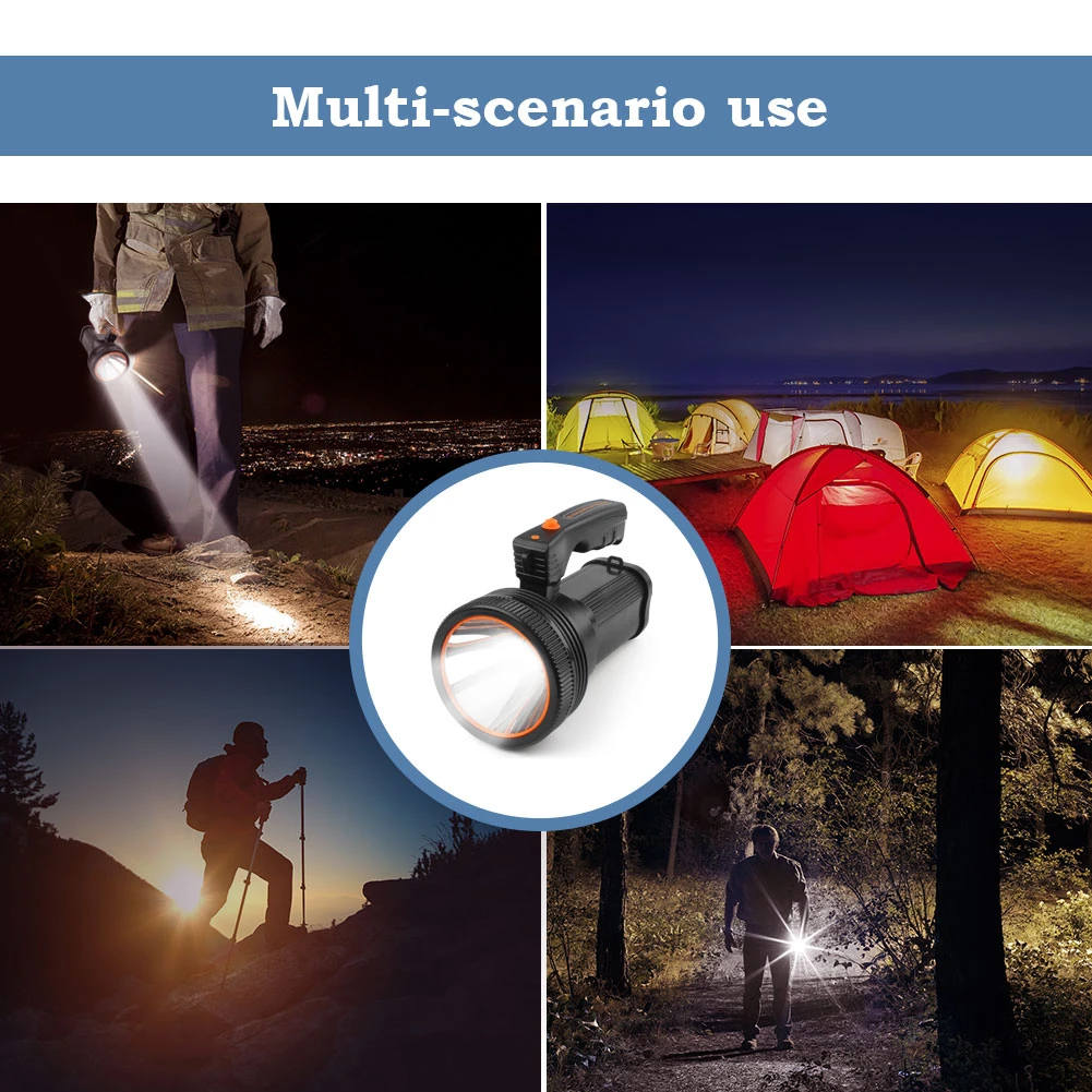 Светодиодный прожектор высокой мощности супер яркий портативный перезаряжаемый
