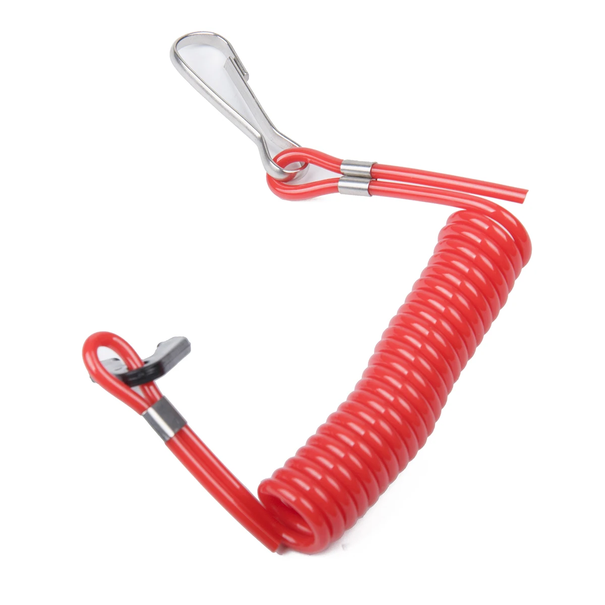 

2x Boat Outboard Engine Motor Kill Stop Switch Safety Tether Lanyard for Yamaha