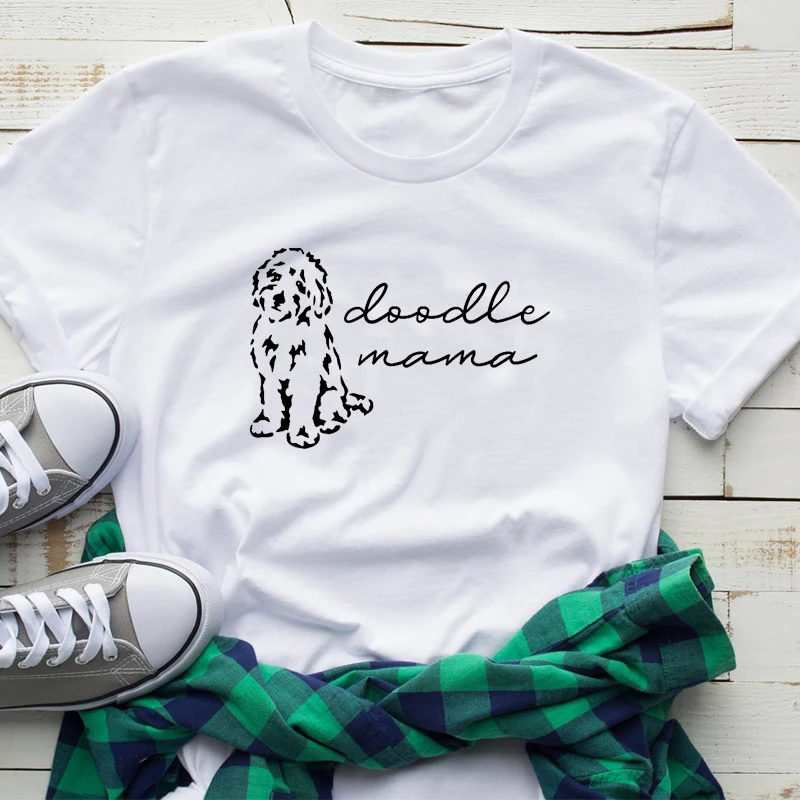 Футболка с короткими рукавами рисунком Doodle Mama графическая футболка для мамы и
