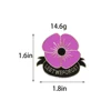 4 Vintage Style LEST WE FORGET Poppy Brooches For Women 3