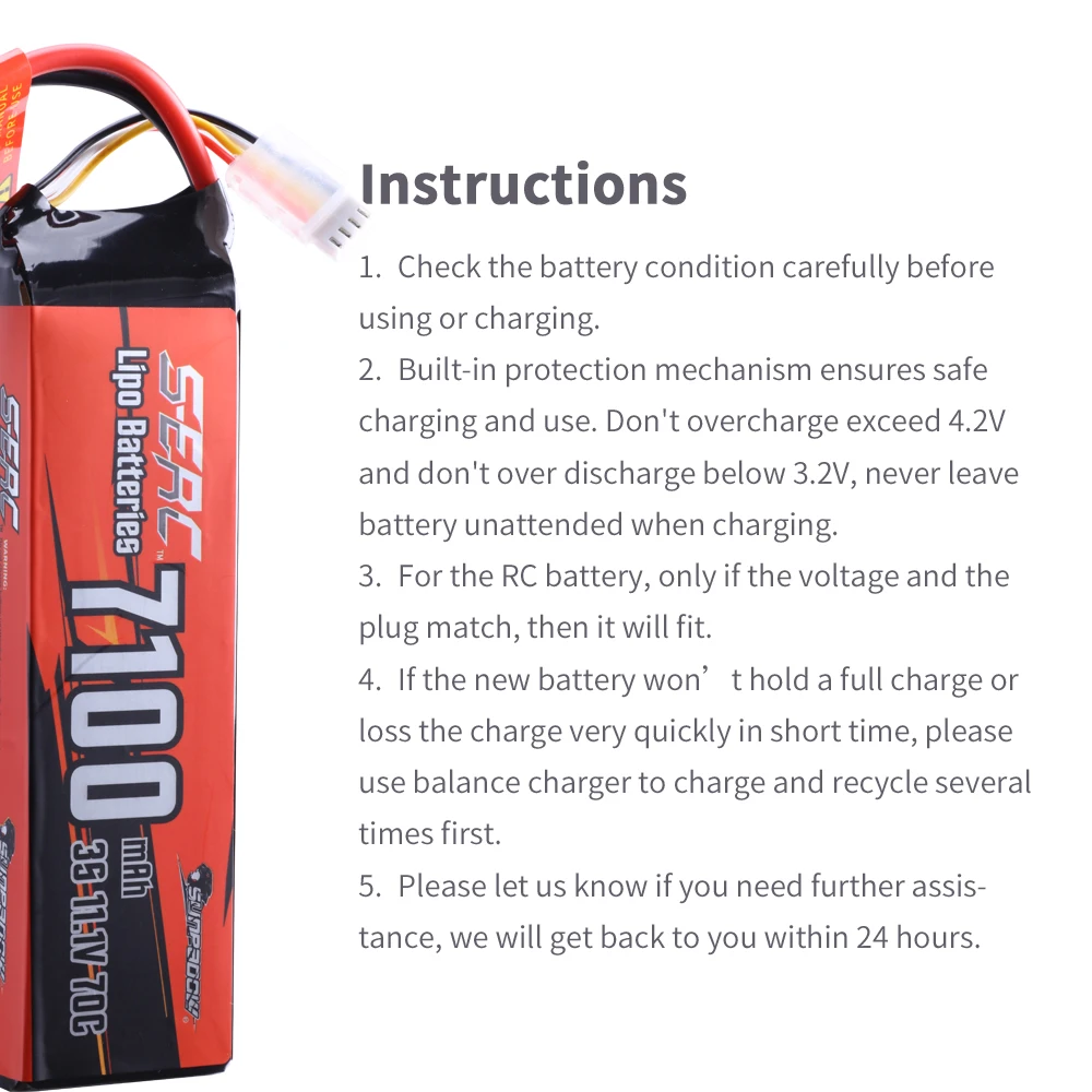 sunpadow 3s 111 v lipo батарея 7100 мач 70c мягкой уп
