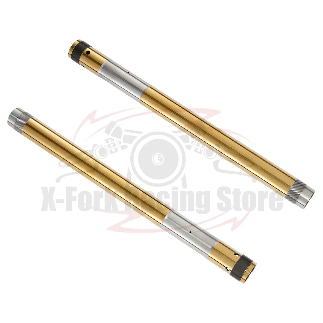 Внутренние трубки вилки для мотоцикла Gold 1 пара Suzuki RGV250 VJ22 41x522 мм 51110 22D00|Защита от