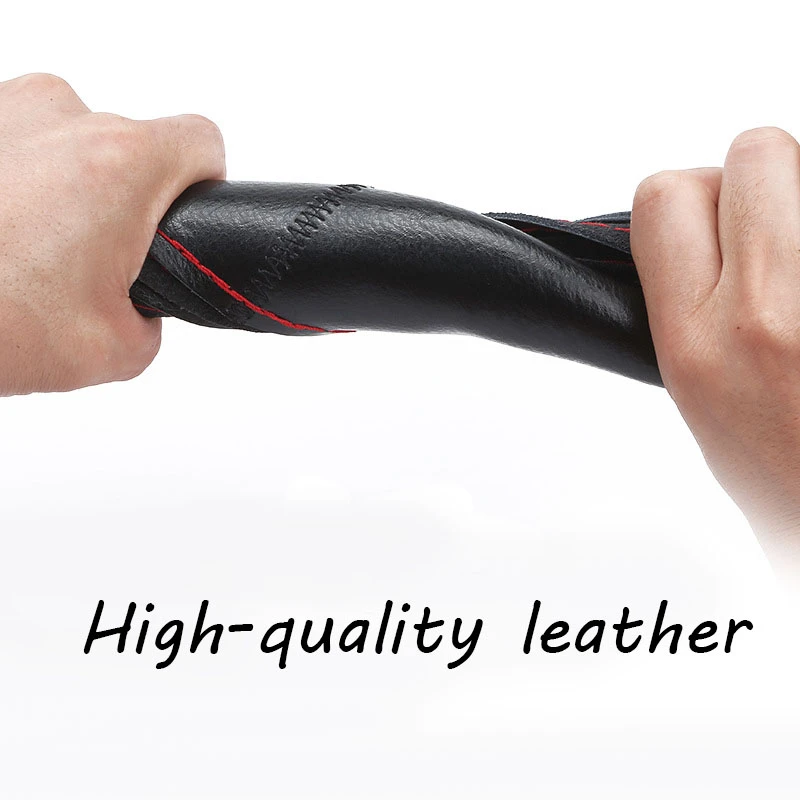 38 см крышка рулевого колеса автомобиля из натуральной кожи универсальные чехлы