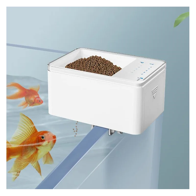 

LED Aquarium Digital Fish Tank 70ml Intelligent Digital Automatic Fish Feeder With Timer Pet Feeding Fish Food Dispenser