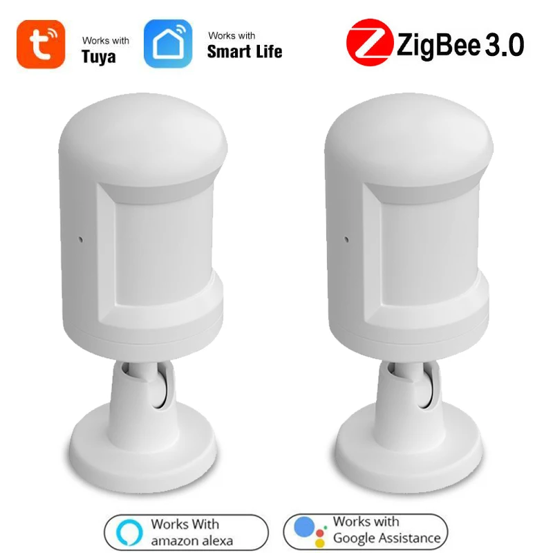 Умный датчик движения тела Tuya ZigBee беспроводной детектор с подставкой для ног