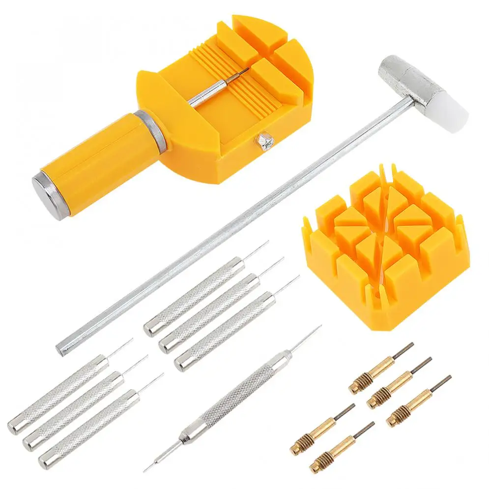 

Multi-function Precision Combination Watch 16pcs/set Opening Watch Band Remover Tool with Storage Canvas Bag for Watch Repair