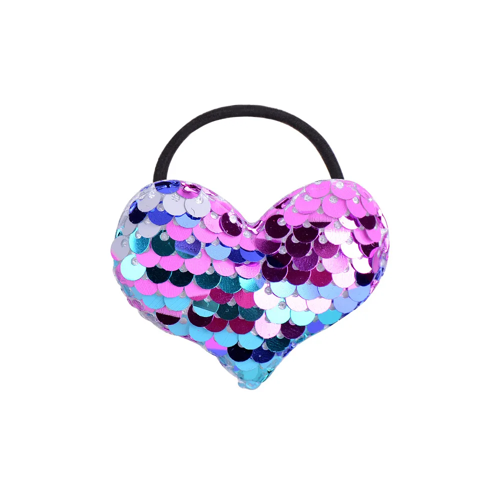 

Love Crown Girl Hair Ring Children Ponytail Elastic rubber band hair band Hair Accessories girl Headband Scrunchie Headdress Set