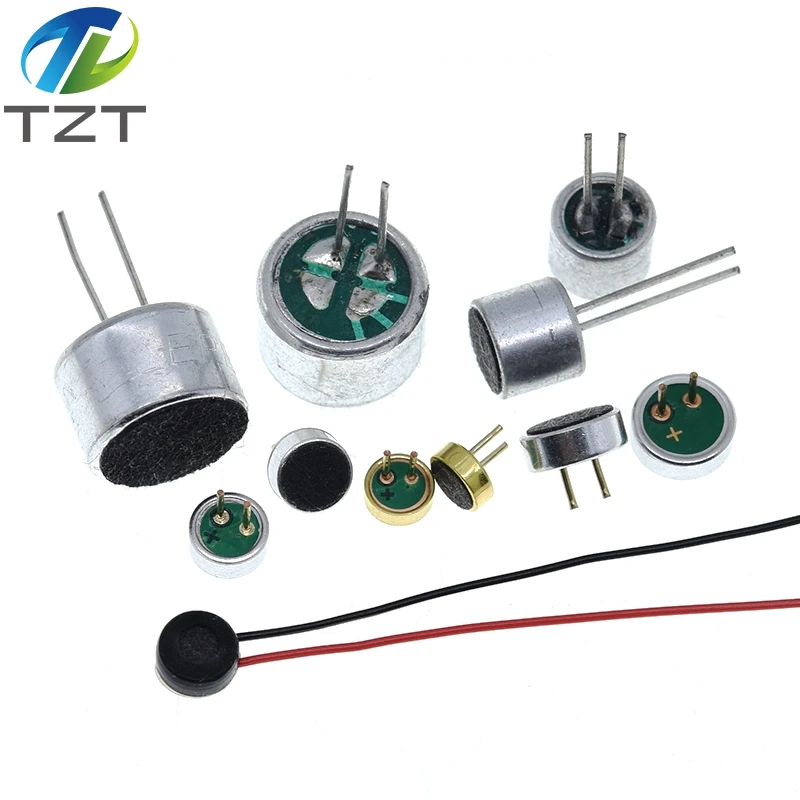 Микрофон TZT 10 шт./лот 9x7 мм 9767 6x5 6050 6x2 2 6022 4 5x2 4522 4x1 5 4015 микрофон с 2-контактным