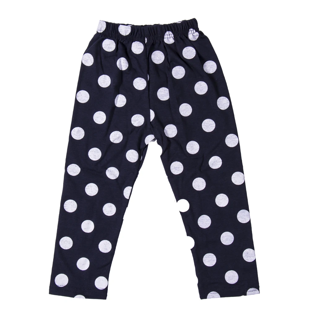 

Little Girls 2PCS Pajama Set, Cartoon Patterns Long Sleeve Round Neck Loose Top, Long Flower/Dot/Striped Elastic Band Pants Set