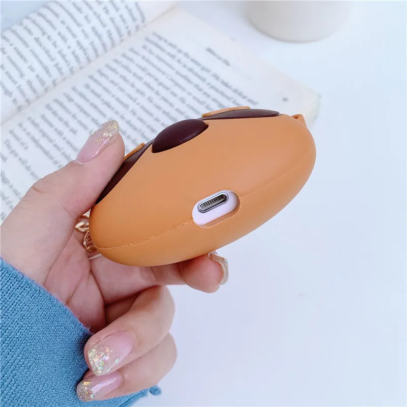 

Creative Animal Son Airpodspro Protective Case Cartoon Silicone Apple Earphone Case Suitable For 1,2 Or 3 Generation Airpods Pro