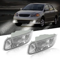 car fog light assembly clear lens front driving lamps lights for toyota corolla 2003 2004