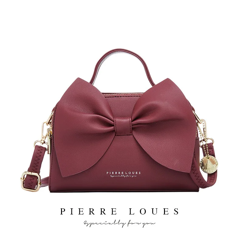

The new 2021 ms han edition bowknot single shoulder bag ladies handbags women inclined shoulder bag designer bags