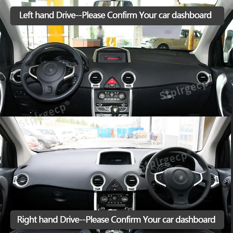 

Dashboard Cover Silicone Protective Pad for Renault Koleos 1 2008~2016 Samsung QM5 Car Accessories Dash Board Sunshade Carpet