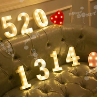 hot selling 26 english alphabet lights led symbol modeling lights wedding night light birthday confession proposal lights