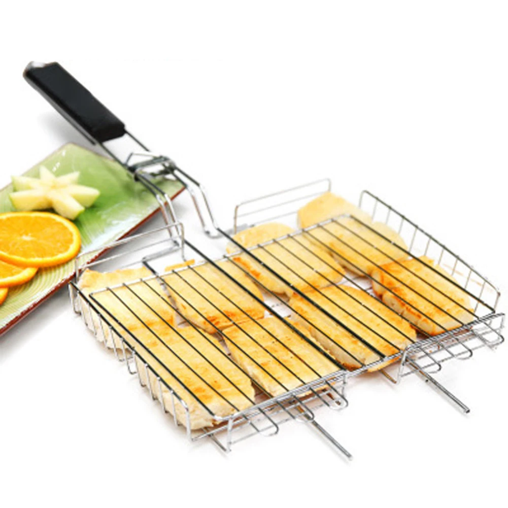 Портативный титановый гриль для барбекю сетка на открытом воздухе аксессуары