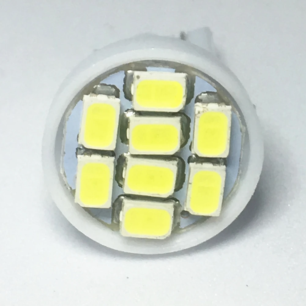 1000 шт T10 1206 3020 8SMD w5w светодиодный 194 168 192 Авто Клин 8 s SMD светильник лампа Стайлинг
