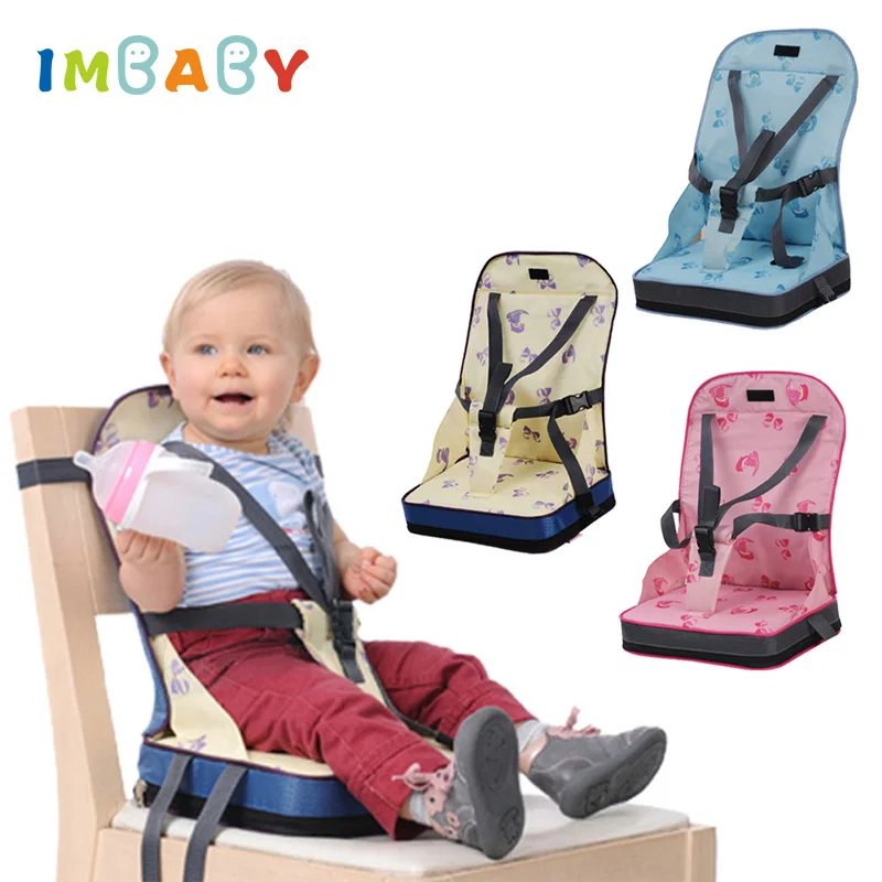 IMBABY Baby Dining Chair With Bag Collapsible Portable Children's Dining Chairs Booster Seat For Baby Feeding Chair  kids chair