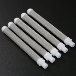 5 шт.10 шт. из нержавеющей стали безвоздушные фильтр для пистолета-распылителя элементы 60 ячеек безвоздушная краска фильтр для пистолета-распылителя элементы экрана для вагнера