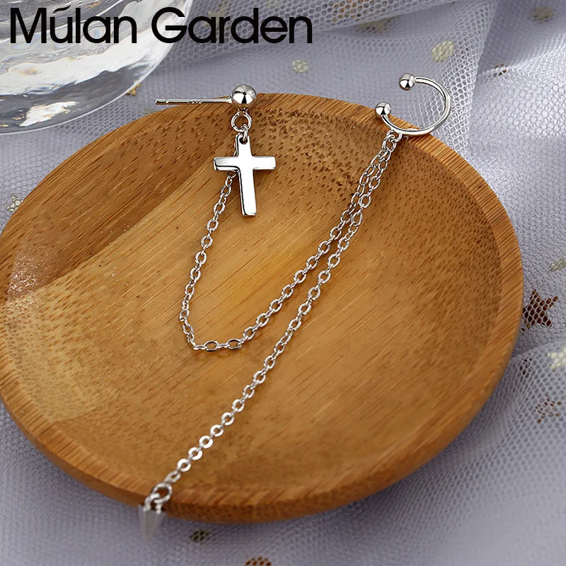 Серьги подвески M & G для женщин ювелирные украшения ушей с крестом элегантные