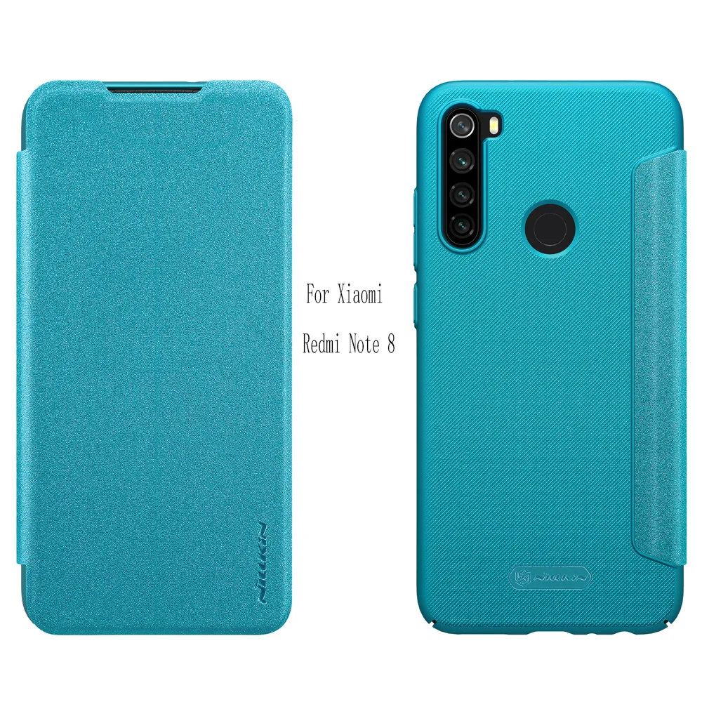 Чехол-книжка NILLKIN для xiaomi redmi note 8 Pro k20 7/4 блестящий из искусственной кожи |