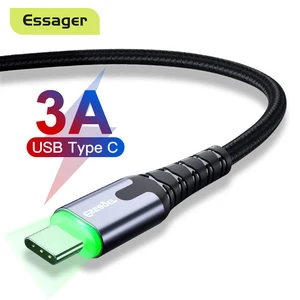 Зарядный кабель Essager, USB Type C, 3 м, для Xiaomi Redmi Note 87Samsung