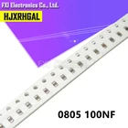 100pcs 100nF X7R Error 10% 50V 0805 0.1UF 104 SMD Thick Film Chip Multilayer Ceramic Capacitor