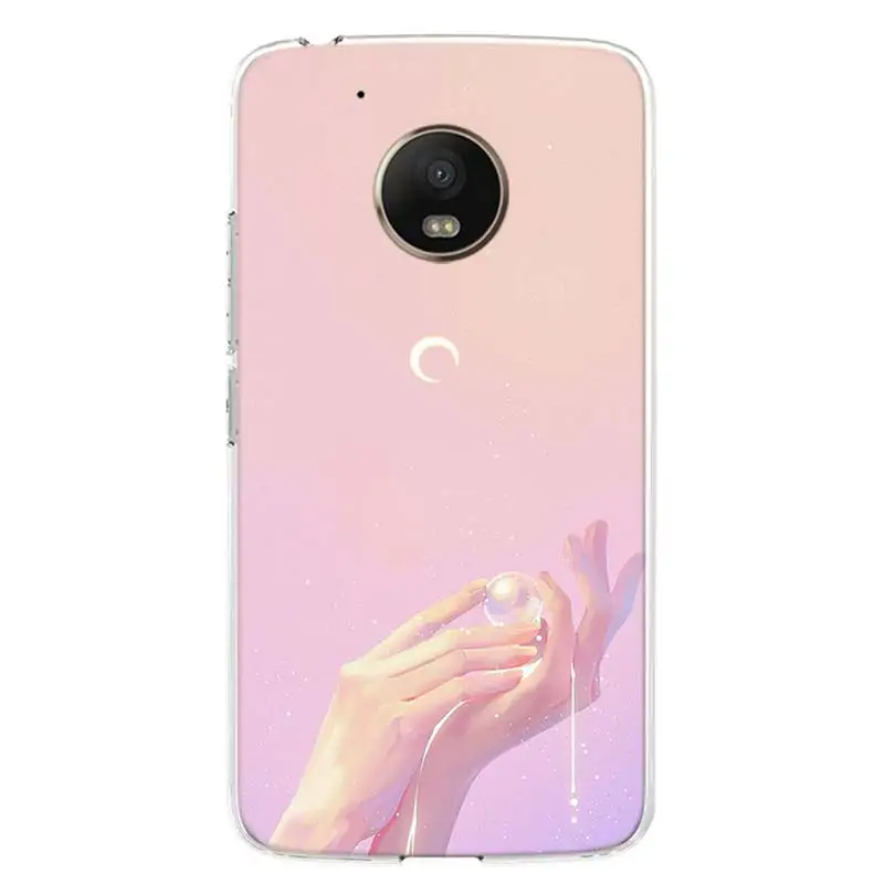 Чехол Magic Pearl с черепом для телефона Motorola Moto G9 G8 G7 G6 G5S E6 E5 Plus Play Power EU One Action Macro Print Cover