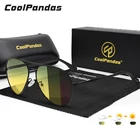 Солнцезащитные очки CoolPandas 2021 для мужчин и женщин, Поляризационные солнечные фотохромные очки с градиентными линзами UV400, дневное и ночное видение, для вождения