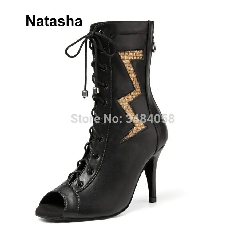 Наташа кожаные ботильоны|Обувь для танцев| |