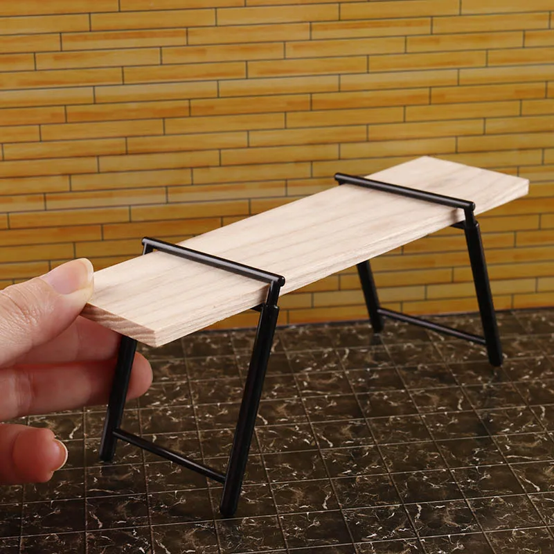 

A03-X063 children baby gift Toy 1/6 1:12 Dollhouse mini Furniture Miniature rement Industrial style table 1pcs