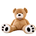 100-260 см, американский гигантский медведь, животное из кожи, высокое качество, детские игрушки, подарок на день рождения, подарок на день святого Валентина для девочек и детей