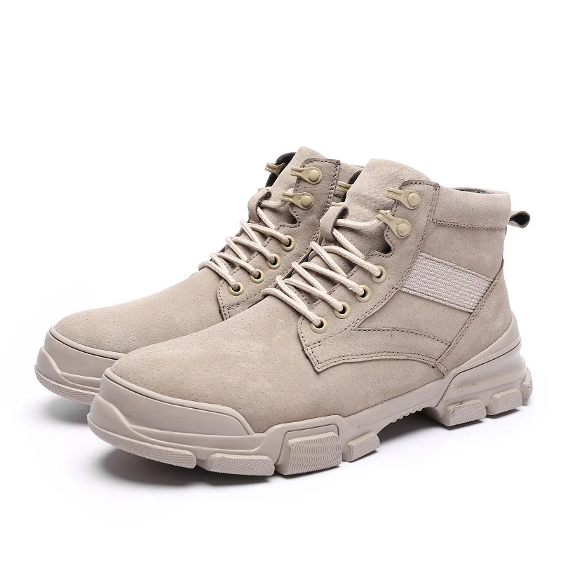 Винтажные мужские Ботинки martin из натуральной кожи зимняя мужская повседневная